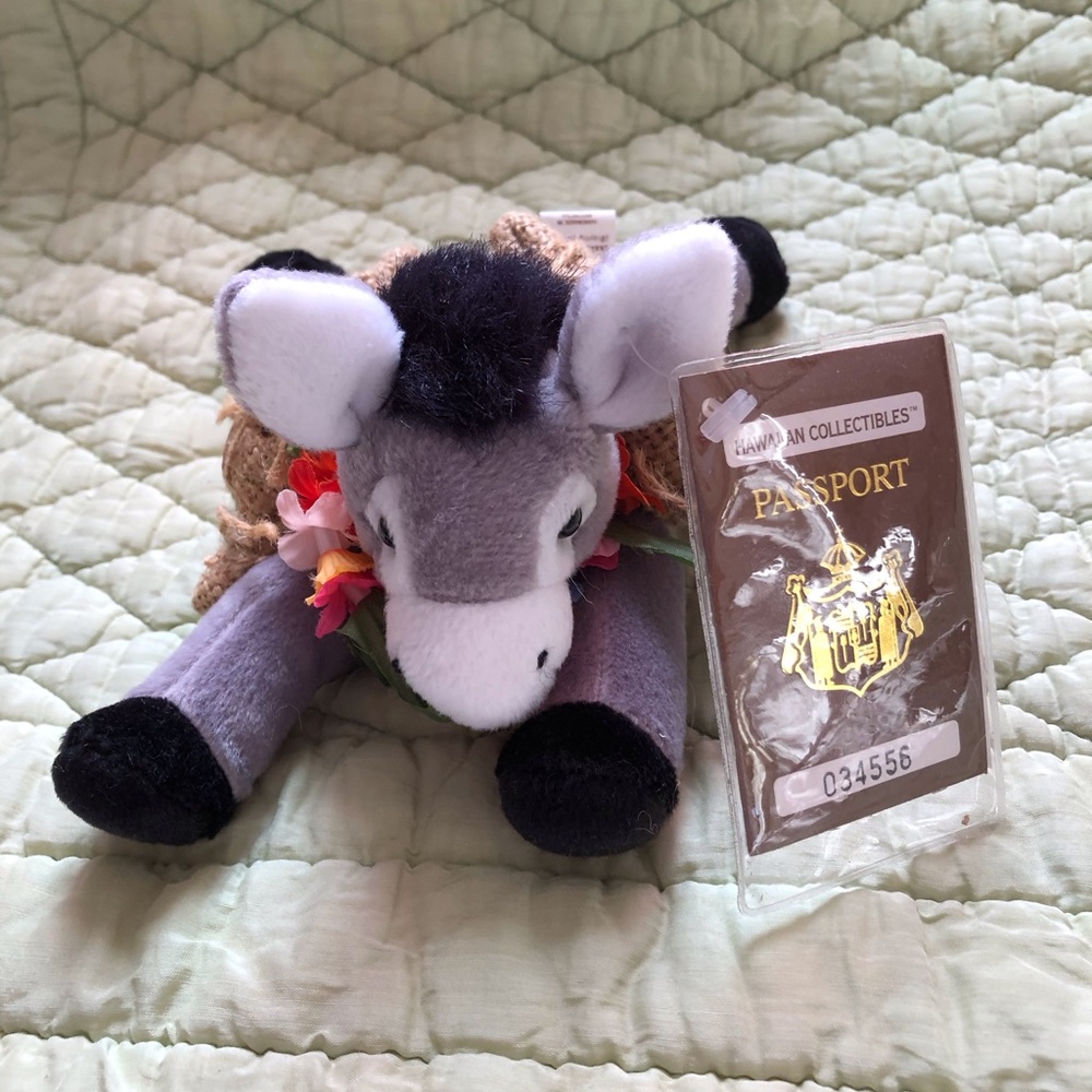 Kona Coffee Donkey Plush - Picture 4 of 5